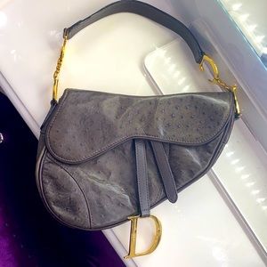 Christian Dior Ostrich Purse